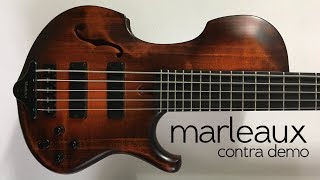 Holy moly what a bass! -- Marleaux Contra 5 string Demo/Review -- Nick Latham