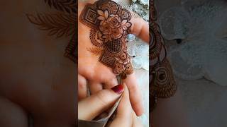 Beautiful Patch Mehndi Henna Design 🤎 Intricate Henna Mehendi #mehndi #henna #bridalmehndi #easy