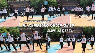 FLASHMOB KPOP SMPN 12 DEPOK (Blackpink,BTS,TWICE,IKON,PENTAGON)