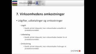 VØ 7 01 udgift udbetaling omkostning