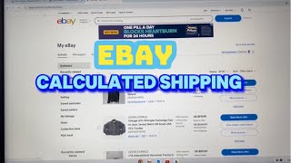 How to set up a shipping policy using eBay’s calculated shipping! #reseller