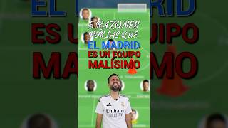 5 RAZONES POR LAS QUE REAL MADRID ES UN EQUIPO MALÍSIMO ❌