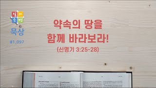 약속의 땅을 함께 바라보라! [일터소명 묵상 #1,097.]