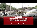 Kebakaran 50 Kios Eks Pasar Pojok Pramuka