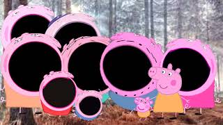 Pop Peppa Pig family in the forest