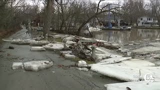 'Racing against time:' Crews break up frozen Vermilion River to prevent ice jams