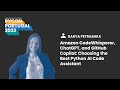 PyCon PT 23 | Amazon CodeWhisperer, ChatGPT, and GitHub Copilot: Choosing the Best AI Code Assistant