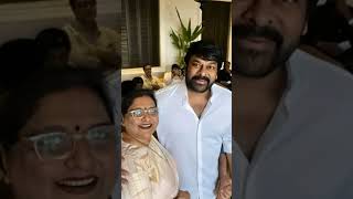 మెగాస్టార్ తో తరుణ్ ఫ్యామిలీ #megastar #chiranjeevi #tarun #tarunkumar #rojaramani #family