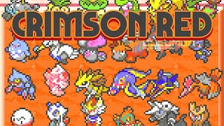 Pokemon Crimson Red - GBA ROM Hack,  Tweaked map, better ai, up to gen 8, Hardcore+ Nuzlocke