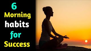 6 morning habits of successful people | Habits for success #shorts