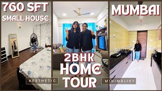 Mumbai 2BHK Home Tour/చిన్న ఇల్లు760sft Organizing Ideas/House Tour/@trendyneelimaideas