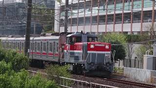 【J-TREC横浜出場】東急3000系3013F出場甲種通過シーン