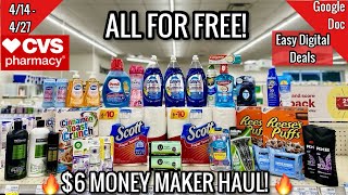 CVS Free & Cheap Digital Coupon Deals & Haul |4/14 - 4/27 l$6 Money Maker Week!|
