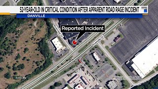 52-year-old man in critical condition after apparent road rage incident in Danville