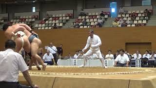 北勝富士【中村大輝】(日本体育大学)　ＶＳ　黒川宗一郎(アイシン軽金属)