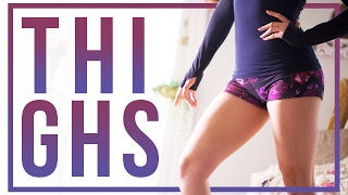 Best Thigh Exercises for Toned Legs! (At Home No Equipment Workout Routine)