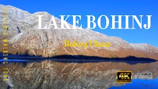 Walking Tour -Lake Bohinj and Bohinj Ukanc in Winter , Slovenia | 4K Ultra HD