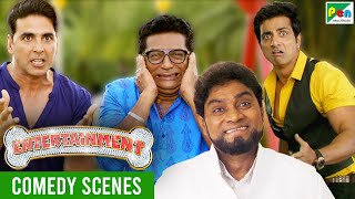 Akshay Kumar - Johnny Lever - Back To Back Comedy Scenes | Entertainment | Sonu Sood, Tamannaah