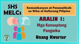 Aralin 1: Wikang Pambansa, Wikang Opisyal, Wikang Panturo, atbpa SHS Grade 11 MELCs (Part 2)