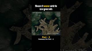 part03 किसान ने बचाया सांपो के राज कुमार को। #whyiwatchthis #shorts