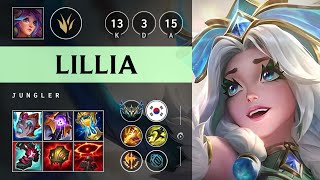 Lillia Jungle vs Vi - KR Challenger Patch 25.04