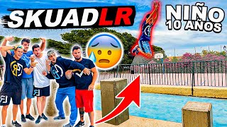 La SKUADLR REACCIONA al NIÑO de 10 AÑOS haciendo PARKOUR EN DIRECTO😱| Romeo - Capítulo 3