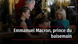 Emmanuel Macron, prince du baisemain