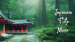 Japanese Peaceful Temple - Zen Garden with Japanese Flute Music - Meditation Music, Relaxing Music