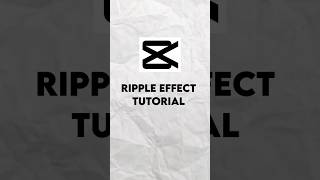 How To Add Ripple Animation In Capcut||#bharateditz #shorts