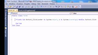 Visual Basic.NET - Tutorial 4 - Math Functions[ITA] [HD]
