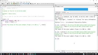 Python Chapter 4 Exercises Part 1 Fall 2019
