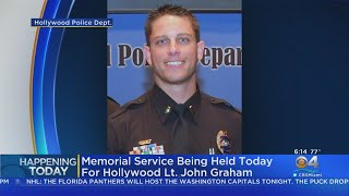 Memorial Service For Hollywood Police Lt. John Graham