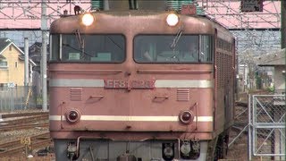 EF81 628単機 高岡駅4番線通過