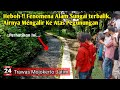 Heboh !! Terjadi Fenomena Alam Sungai Terbalik Air Mengalir Ke atas Di Trawas Mojokerto Jatim