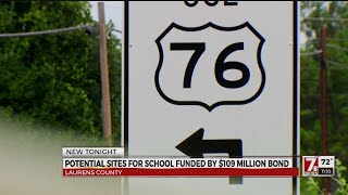 Sites revealed for new high school ahead of $109 million bond vote