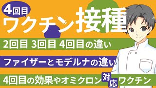 【４回目接種】ワクチン接種後どうだった？副反応の比較・最新のデータ・オミクロン対応ワクチン【薬剤師が解説】