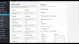 Widget Shortcodes Options