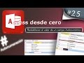 Restablecer el valor de un campo Autonumérico | Access desde cero #25 Restablecer el valor de un campo Autonumérico | Access desde cero #25