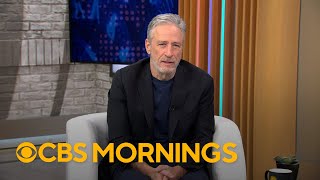 Jon Stewart on why he's going back to "The Daily Show" anchor desk