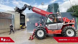 MANITOU MT 1435 SL - 14M TELEHANDLER - RS MACHINERY HIRE AND SALE