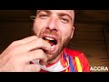 american reacts to 99 ghanaian street food dishes in ghana west africa