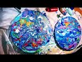 painting fluid art liquid acrylic. diy