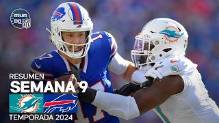 Miami Dolphins vs. Buffalo Bills | Resumen NFL en español - Semana 9 | NFL Highlights 2024