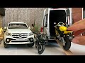 Mercedes-benz Sprinter And Mercedes X-class Pickup Are Working Together | Rare Diecast Model Cars
