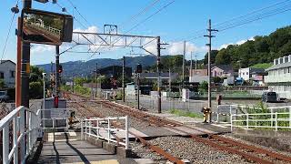 JR東海 御殿場線 上大井駅 構内踏切313系2600番台 静シスN1編成 国府津行き御殿場線 入線