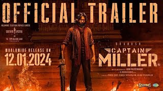 Captain Miller- Hindi Official Trailer | Dhanush | Shivarajkumar | Arun Matheswaran | GV Prakash