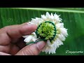 Different method to make flower bun/jasmine flower billai/jasmine brooch/DIY French flower garland