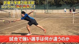 【大学テニス】試合で勝つ！武蔵大学テニス部の強化部長に就任！