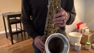 King Super 20 Silver Sonic Tenor Saxophone Demo, www.dcsax.com