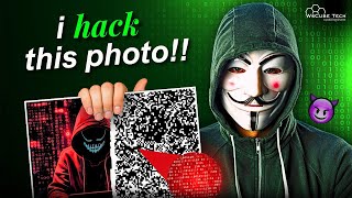 I Hacked This Photo 😈 | Hiding Code Inside Image Using Steganography (100% Working)